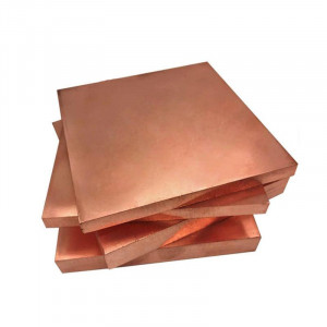 Плита медная г/к М0б 27 мм ГОСТ 1173-2006