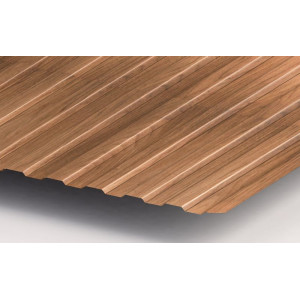 Профнастил стальной стеновой С10 0,7х899х1000 мм ГОСТ 24045-2016 двухсторонний под дерево