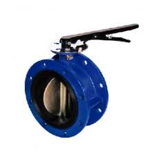 Затвор дисковый чугунный поворотный GGG40 Ду200 Ру16 Китай межфланцевый