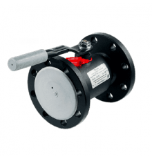 Кран шаровой стальной Ст20 Titan 11с67п 2ЦФ.00.1 Ду125 Ру16 фланцевый с рукояткой