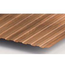 Профнастил стальной кровельный НК21 0,5х1120х1400 мм ГОСТ 24045-2016 двухсторонний под дерево