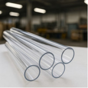 Акриловая труба 600x10 мм 2 м. прозрачная